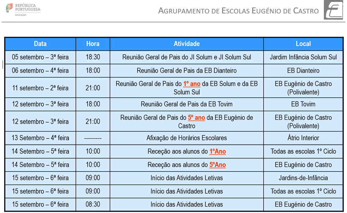 AVISO N.º 01 – 2018/2019 – CONTRATAÇÃO DE ESCOLA – HORÁRIO Nº 13